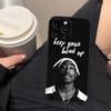 Чехол для телефона Rapper 2pac Tupac Yinuoda Для iphone Apple 17 AIR 16E 16 15 14 13 12 11 Pro XR Max 8 7 Plus Чехол из ТПУ Funda Capa