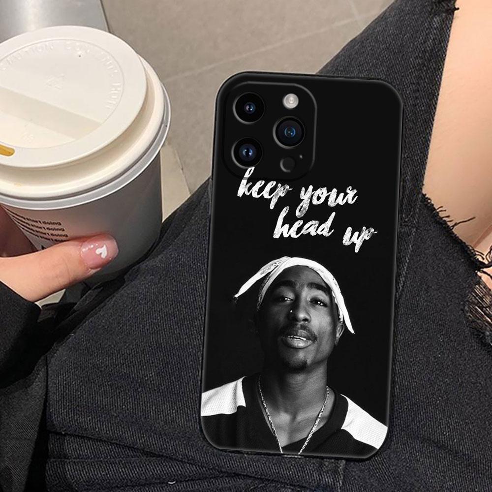 Чехол для телефона Rapper 2pac Tupac Yinuoda Для iphone Apple 17 AIR 16E 16 15 14 13 12 11 Pro XR Max 8 7 Plus Чехол из ТПУ Funda Capa