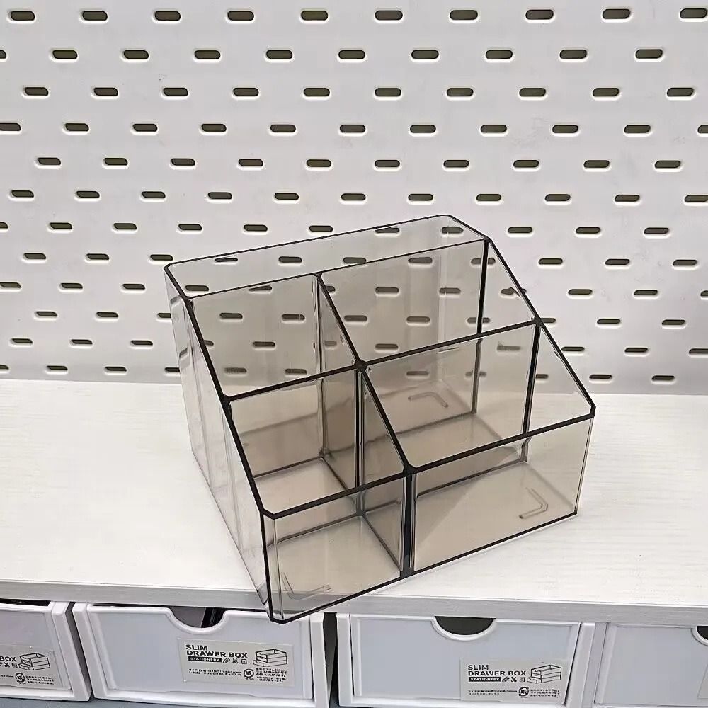 Прозрачный ящик для хранения карандашей большой емкости, органайзер для канцелярских принадлежностей, настольный держатель для ручек, домашний офис