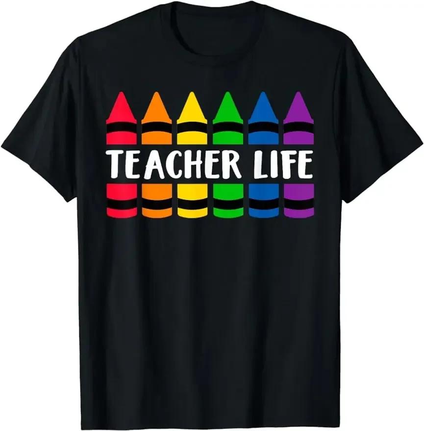 Proud Teacher ASL Sign Language Gestures TShirt Unisex Style Printed Women Unisex Clothing Graphic TShirts Anime Clothes