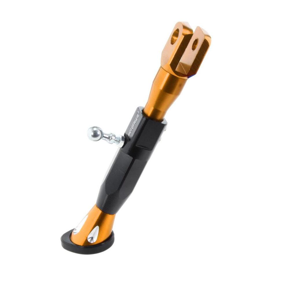 Подножка для мотоцикла 22-25 см, регулируемая по высоте, модифицированный кронштейн для скутера, боковая стойка из алюминиевого сплава с ЧПУ