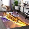 1 шт. Золотой коврик для стула Saint Seiya - Аниме Мультяшный дизайн Офисный ковер, Нескользящий ковер для домашнего декора, Игровая комната, Сезонный подарок.R004
