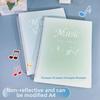 A4 Non-Reflective Multi-Function Music Clip & Transparent Insert Folder for Piano Scores