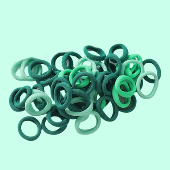 100 шт. маленькое кольцо для волос ярких цветов, плотные, Изысканные детские высокоэластичные простые веревки для волос, аксессуары для волос