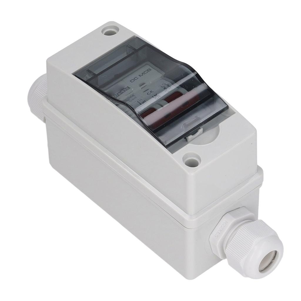 2P Miniature Circuit Breaker IP65 Waterproof Disconnect Switch for Solar PV System DC 1000V 20A