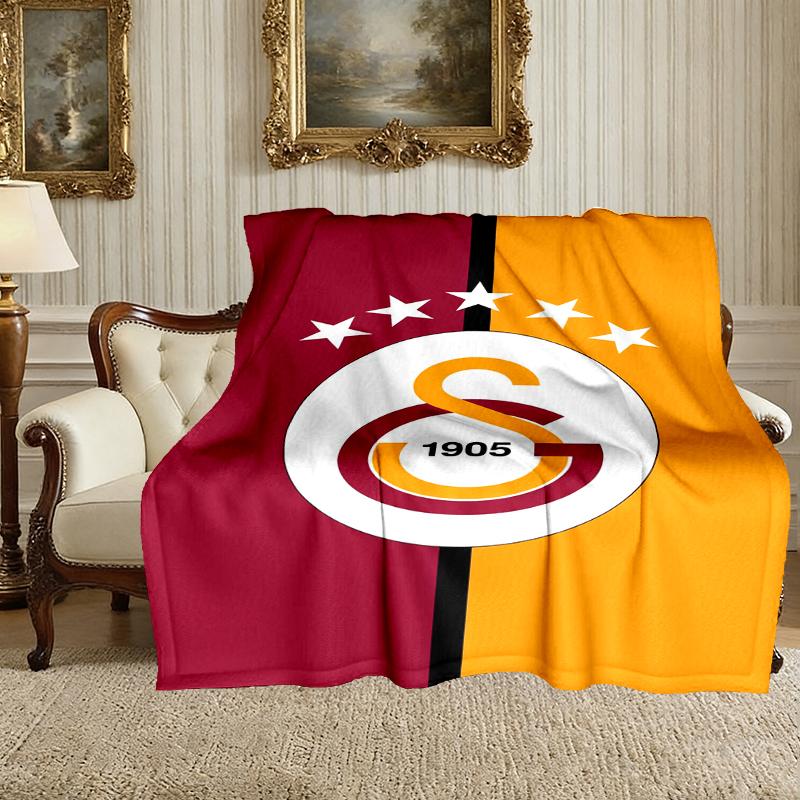 1pc Cozy Print Blanket, Galatasaray SK Blanket Appropriate for Home Picnic and Travel Adventures