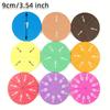 9pcs Fractions Math Teaching Tool EVA Round Shape Instrument Kids Montessori Early Educational Math Development STEM Toy Gifts