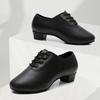Кожаные танцевальные туфли для мальчиков и мужчин, конкурс выступлений, международный стандарт, танцевальная обувь для латиноамериканского танго, вальса, высота каблука 3,5 см