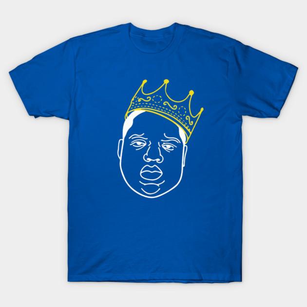Biggie Smalls Король Нью-Йорка Графический Винтажный Унисекс Футболка Унисекс Круглый вырез Хлопок Короткий рукав Оверсайз Мода Популярная Футболка