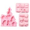 Halloween Silicone Stencils DIY Fondant Cake Chocolate Soap Templates Practical Kitchen Baking Tools