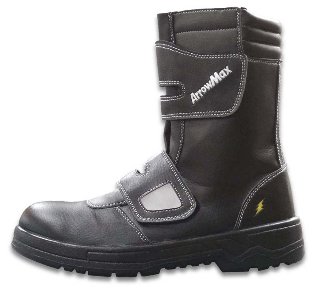 Fukuyama Rubber Safety Shoes Aromax Black Lightweight/Static/Oilproof #80 25.5cm