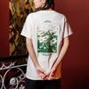 Vans Футболка с круглым вырезом и коротким рукавом с принтом ромашки, женские топы, белые VN00090QFS8