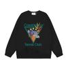 Unisex Oversized Cotton Graphic Print Crewneck Sweatshirt Winter Casual Wear