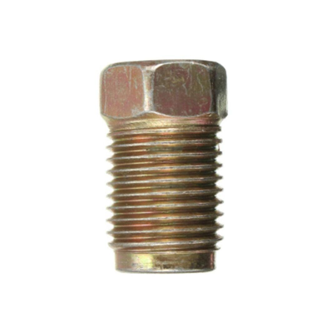 Durable 10mm x 1mm Screw Nuts for 3/16 Inch Metric Braking Tubes Metal Male Short Brake Pipe Nuts Kit Auto