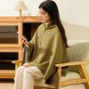 USB-Powered Heated Shawl Blanket Bag 2-in-1 Electric Heating Scarf Blanket Wireless Heated Poncho Foldable Electric Blanket