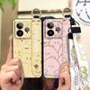 Lanyard Phone Holder Phone Case For Realme GT7 Pro Wrist Strap Cartoon Back Cover Dirt-resistant Durable Wristband Cute