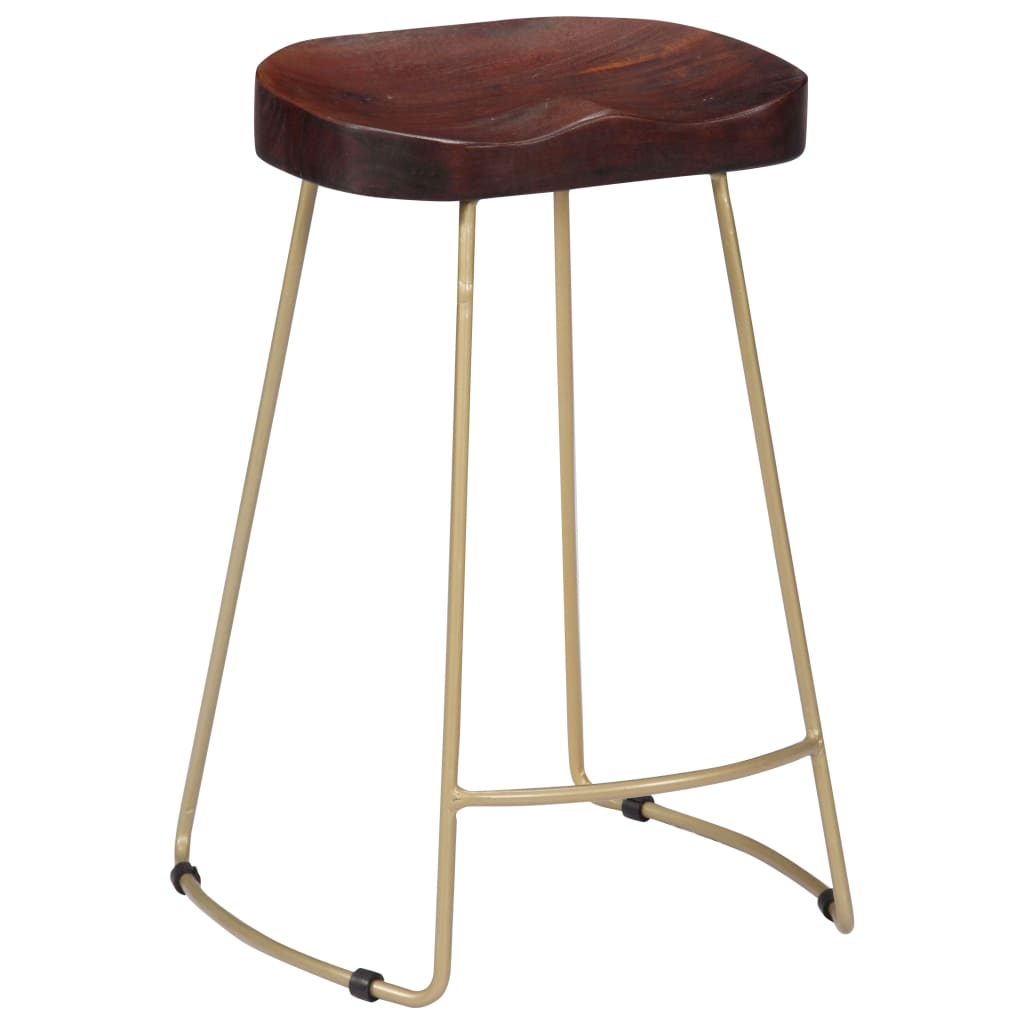 Gavin Bar Stool 2 pcs Solid Mango Wood