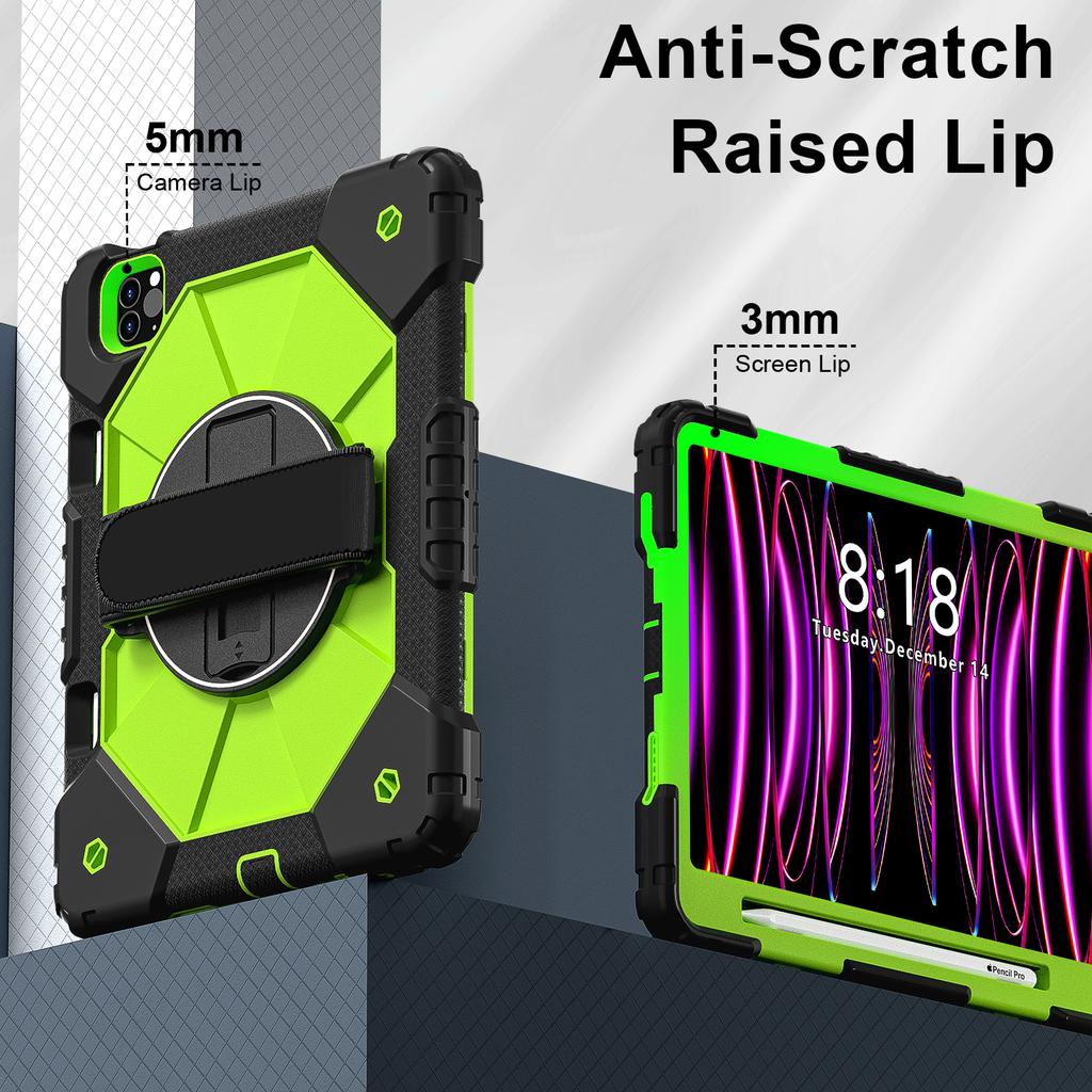 Круговая защита на 360 градусов! Многофункциональный чехол для планшета Apple iPad Pro 11 (2021), iPad Pro (11 дюймов, 3-е поколение), (А2301, А2459, А2460)