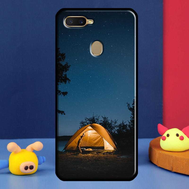 Чехол для кемпинга, природы, гор для Oppo A98 A78 A58 A15 A16 A17 A5 A9 A91 A52 A72 A76 A96 A74 A94 A54 S A57 A77