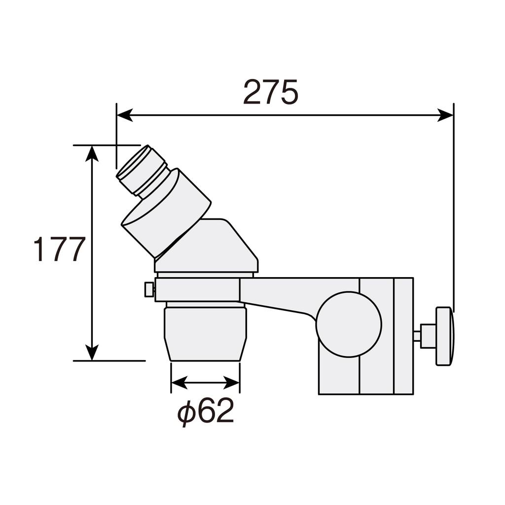 HOZAN standard lens barrel specialized for high magnification magnification switching type standard accessory (2X/4X) L-56 L-561