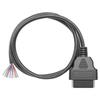 Универсальный OBD OBD2 16-контактный female к DIY удлинительному кабелю OBD 2 Расширенный разъем Для автомобильных диагностических инструментов Сканер OBD2