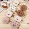 Fashion Protector Cute Headphones Fur Case Headphone Box Earphone Cover Fluffy Bear Earphone Case