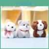 Мягкая коротковорсовая плюшевая игрушка-брелок для собаки для девочек, подарок и украшение для сумки