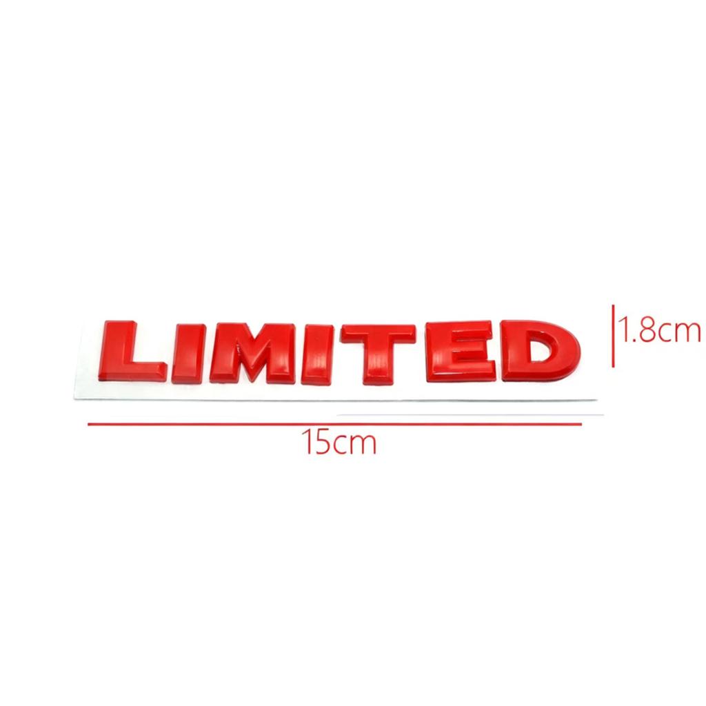 Car Front Rear LIMITED 4X4 Logo Auto Grille Emblem Sticker Accessories For Jeep Renegade Compass Grand Cherokee Wrangler Rubicon AMT1