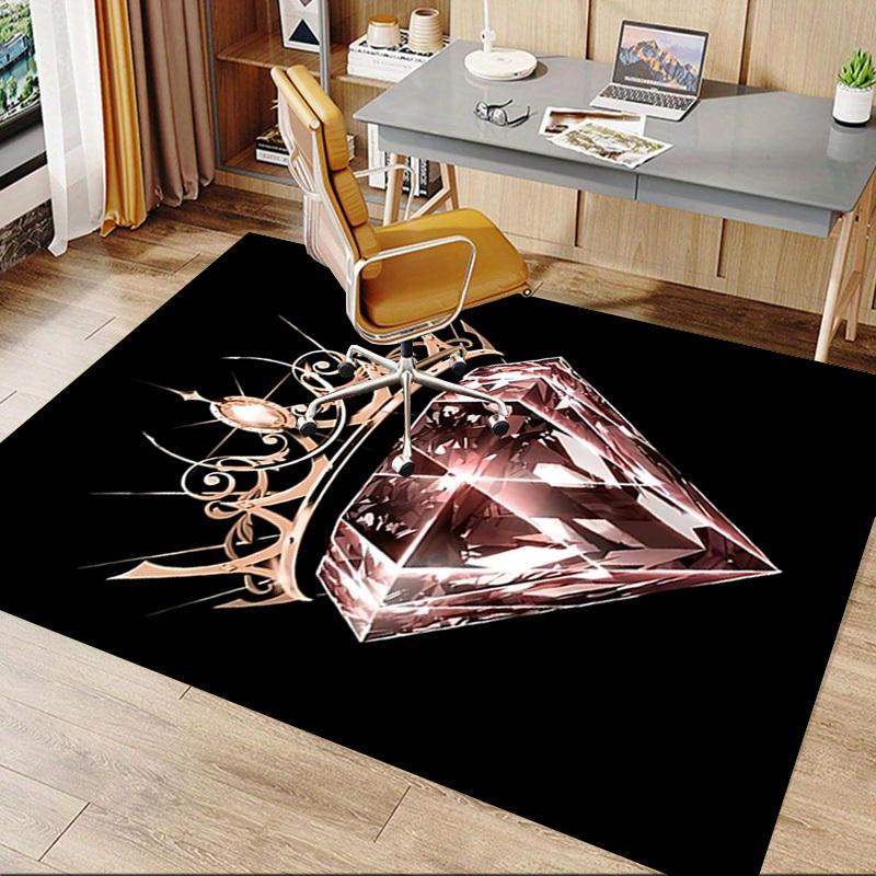 1 шт. Алмазная корона, Очень большой, нескользящий ковер для пола, Офис, семья, спальня, Ковер большого размера, Ковер для помещений, Яркие цвета