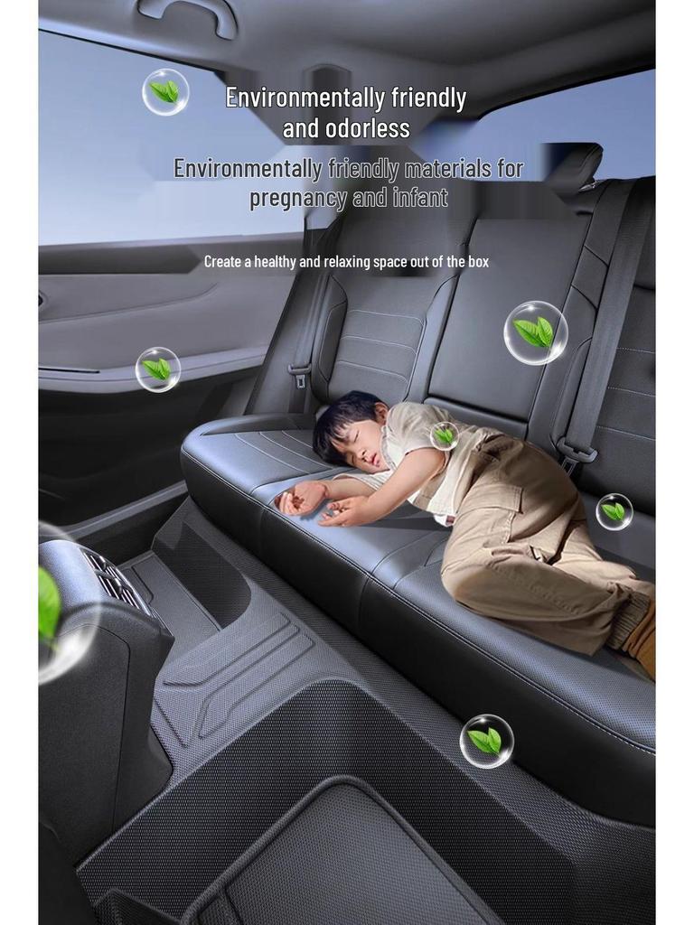 Geely Galaxy A7 Полный комплект ковриков для пола из ТПЭ с накладками на пороги - 26 Ковриков для ног нового дизайна