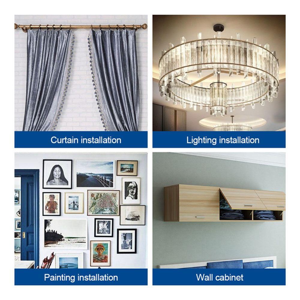 Набор пластиковых дюбелей для гипсокартона 100 шт. Серые дюбели-бабочки Дюбели для полых стен Настенный крепеж для подвешивания