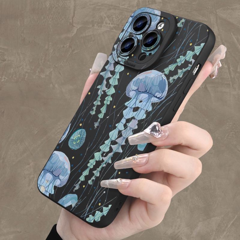 Чехол для iPhone «Медуза в океане»: Совместимо с iPhone 11 по 15