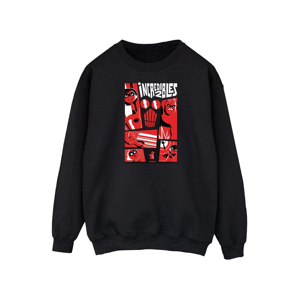 The Incredibles Mens Collage Sweatshirt