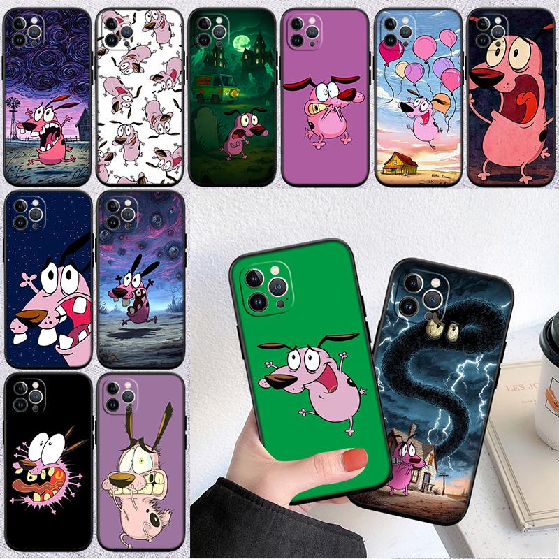 RP11 C-Courage C-Cowardly D-Dog Case for Samsung A11 A12 A13 A15 A52S A53 A55 A56 A70 A71 A72 A73 F06 F16 F56 S10 Plus S10e
