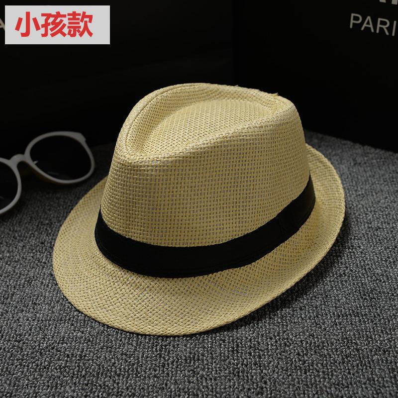 [Papyrus] Parent-Child Model, Panama Solid Color Jazz Hat, Children'S British Top Hat, Male And Female Couples Model
