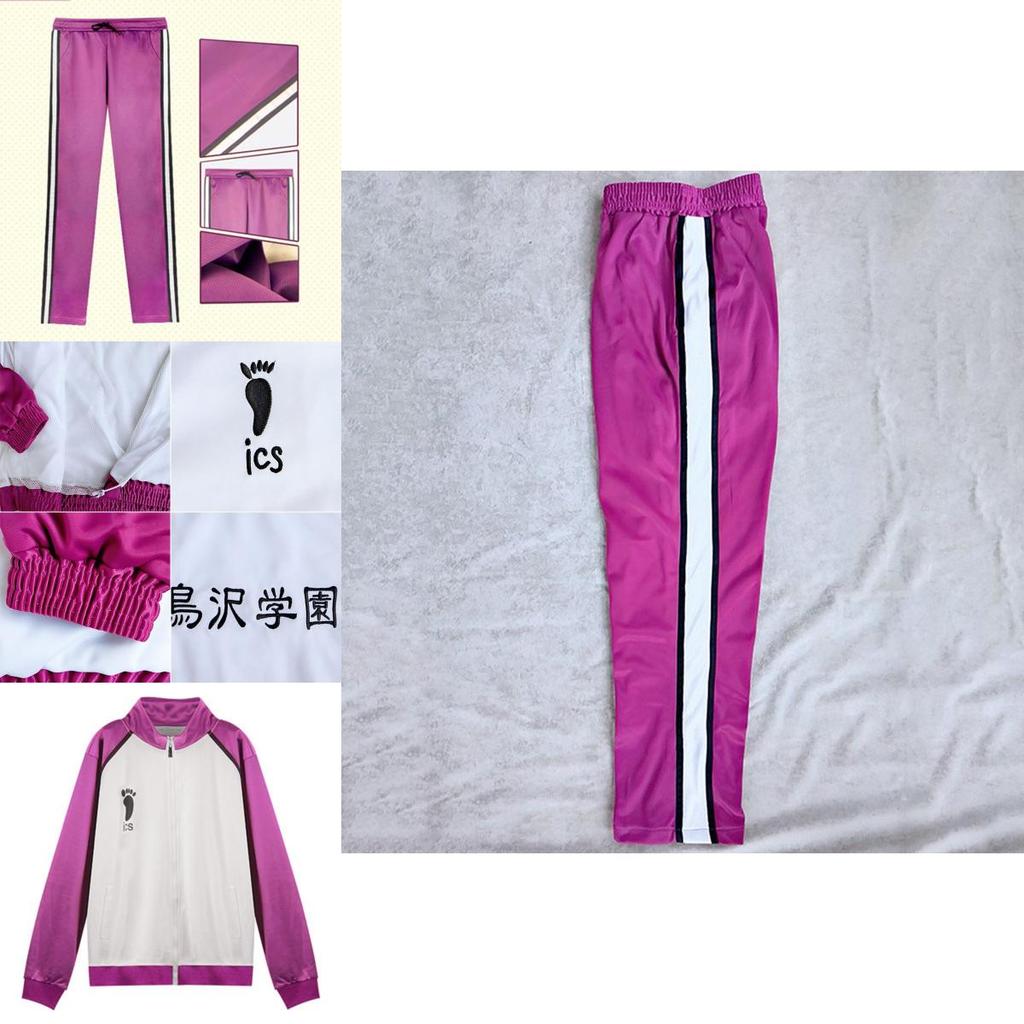 Стильный и удобный косплей Haikyuu Shiratorizawa Gakuen Koukou спортивная форма комплект