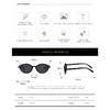 Classic round-frame sunglasses, retro-style with small rivets, for men and women