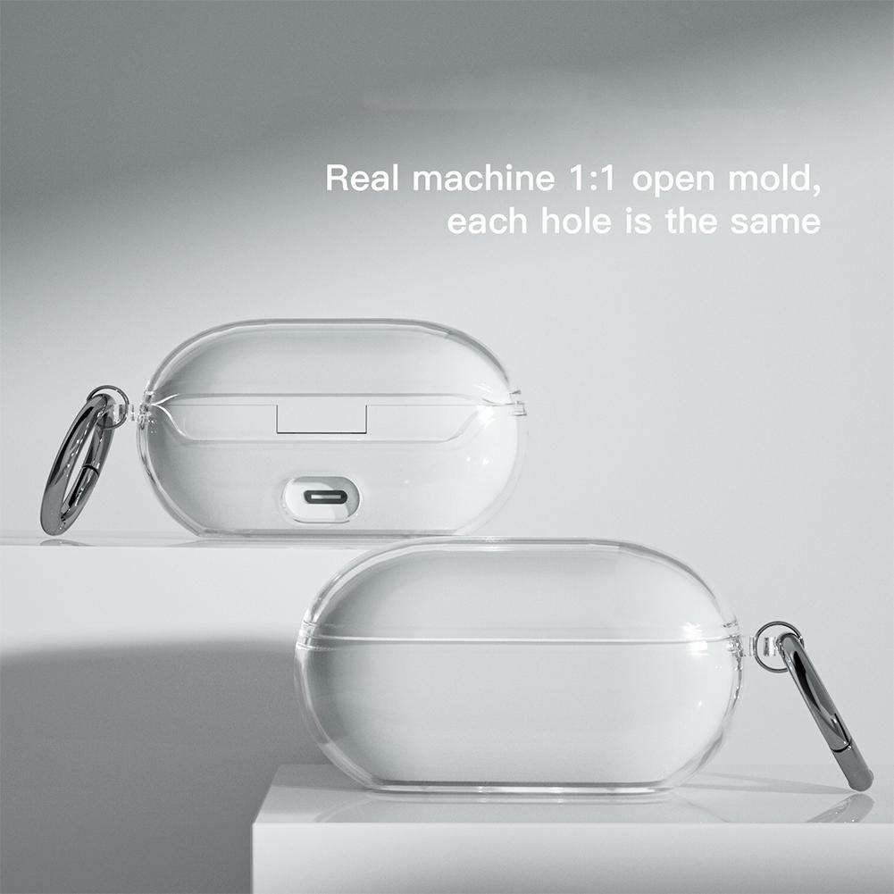 Защитный чехол, противоударный чехол для наушников, прозрачный чехол с кольцом для ключей для беспроводных наушников Beats Solo Buds