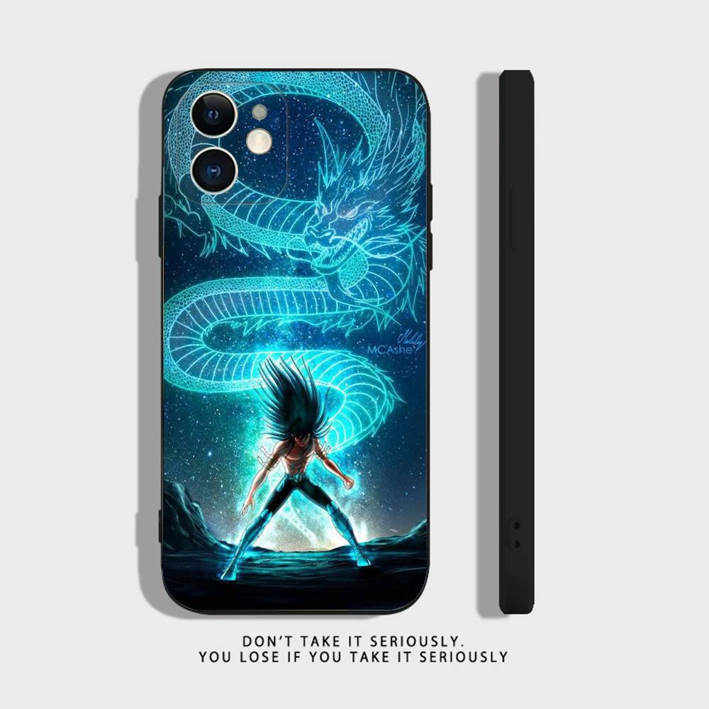 S-Рыцари Зодиака Чехол для телефона iPhone 17,16,15,14,13,12,11,XR,Pro,XS,Max,XR,Plus,Mini Мягкий силикон Черный Ударопрочный