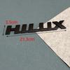 FVEX7 3D ABS Car Emblem Sticker for Toyota Hilux (2005-2015) & Vigo MK6 MK7 3.0 D4D - Trunk Letter Decal Badge Accessories