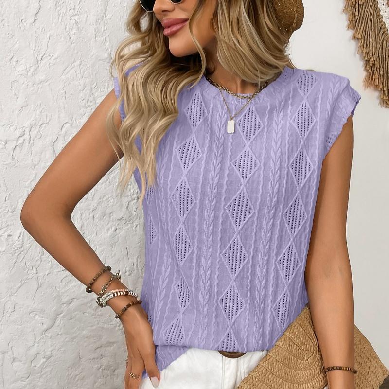 Летняя новая жаккардовая футболка с круглым вырезом и коротким рукавом, свободная футболка для женщин, модная облегающая повседневная футболка для женщин, элегантные винтажные однотонные футболки 26623