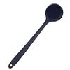 Back Scrubber for Shower Soft Silicone Bath Body Brush with Long Handle, BPA-Free, Hypoallergenic (Black)