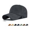 Autumn Winter Cotton Baseball Cap Men's Solid Color Warm Cap