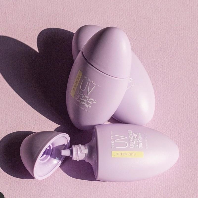 Sur.Medic Plus Azulene Mild UV Tone-Up Sun Primer SPF50+ PA++++ 50мл