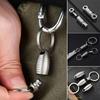 Portable Titanium Alloy Keychain 360° Rotatable Car Key Ring EDC Keyring  Outdoor Small Tool