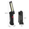 Портативный светодиодный COB фонарик USB-зарядка Складной фонарь Ручной ручной фонарь Велосипед Кемпинг Путешествия Приключения Освещение Гаджеты