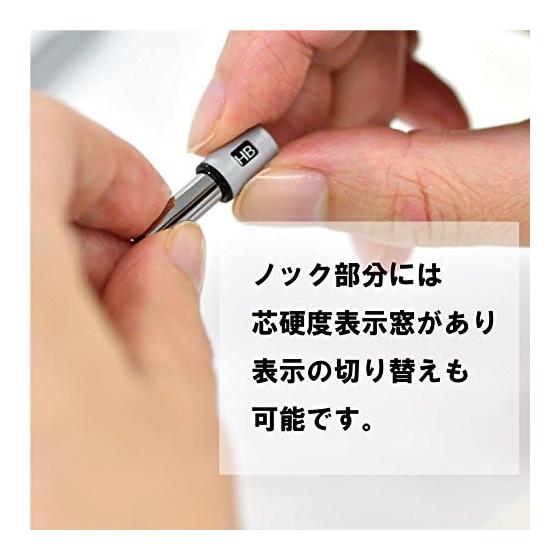 Механический карандаш Pentel GraphGear 500, 0.5 мм, XPG515, Низкогравитационный дизайн, Направляющая трубка 4 мм, Рифленая рукоятка, с окошком-индикатором