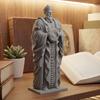 3D-печатная фигурка иерарха Средневековая Винтажная Резьба Статуя Мужчины Скульптура Орнамент для Кабинета Книжной Полки Домашнего Офиса Декор
