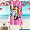 Doraemon2 Print Beach Towel, Large Soft Quick Dry Towel for Beach Camping Swimming