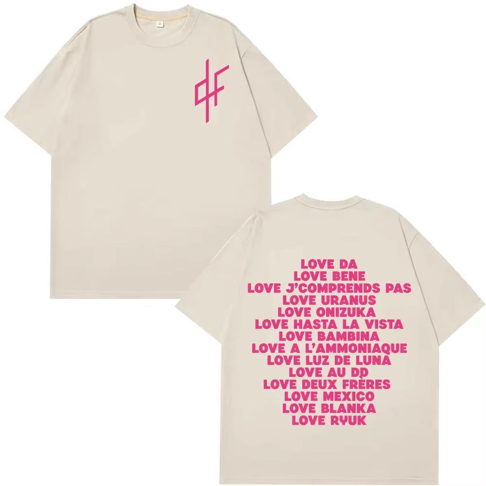I Love Pnl Fashion Graphic Print Harajuku TShirts Unisex Unisex Hip Hop Short Sleeve Aesthetic Trend Of Loose Casual Cotton Tees